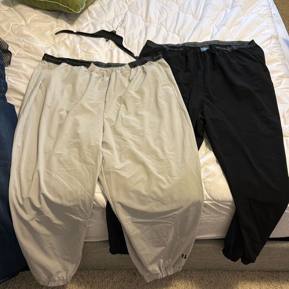 Lot of 2 pairs like new oversized Sports Illustrated joggerss